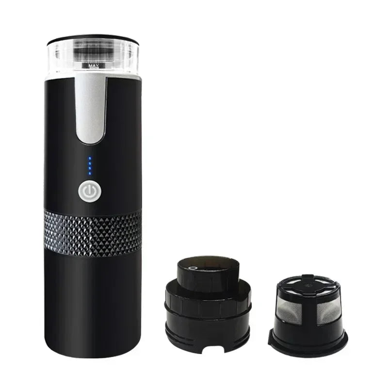 Portable Coffee Maker Electric Capsule Grind-And-Brew Coffee Maker Suitable for Ground Coffee and K-Cup Large Coffee Pods