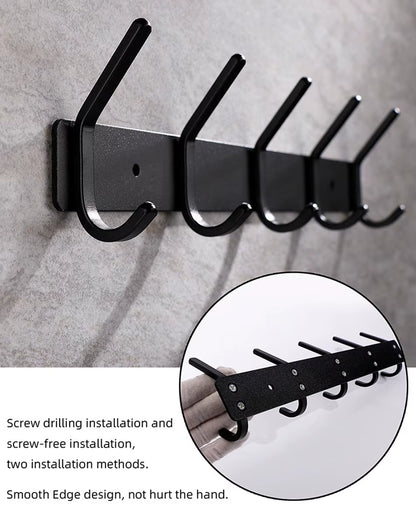 LuxeHook™ Rose Gold Wall Hooks – Sleek Storage, Effortless Style