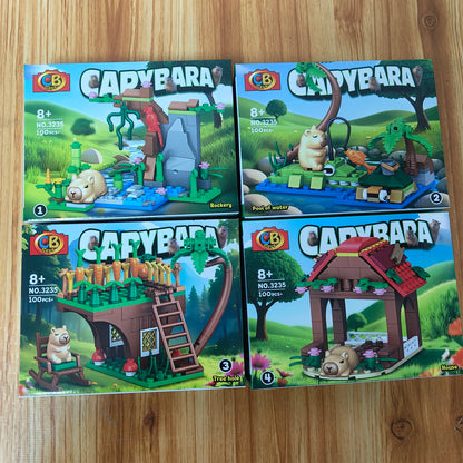 New 99 Nights in the Forest Building Block Horror Deer Owl Goat Cat Mammoth Loses Deer Assembled Bricks Kids Toys Christmas Gift