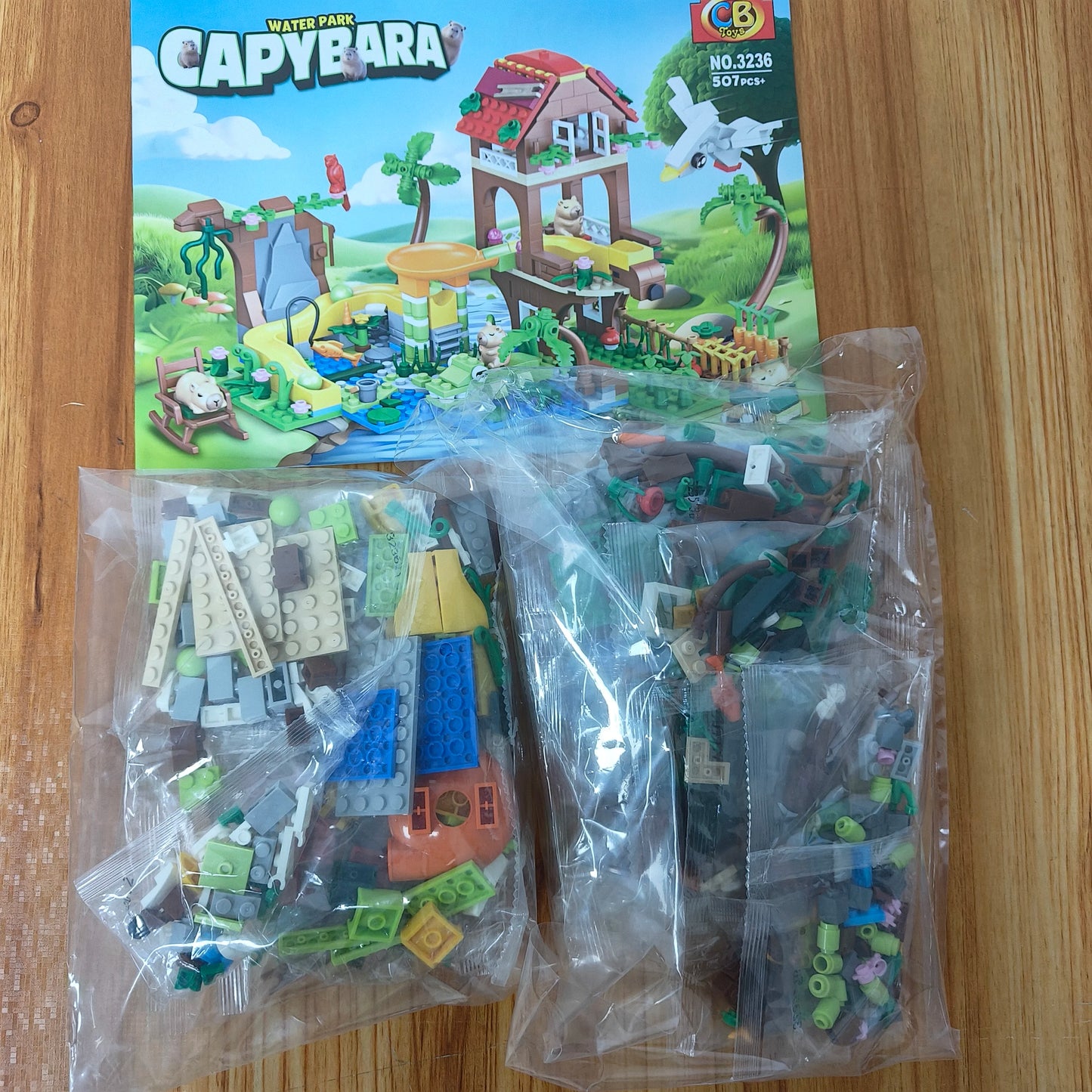 New 99 Nights in the Forest Building Block Horror Deer Owl Goat Cat Mammoth Loses Deer Assembled Bricks Kids Toys Christmas Gift